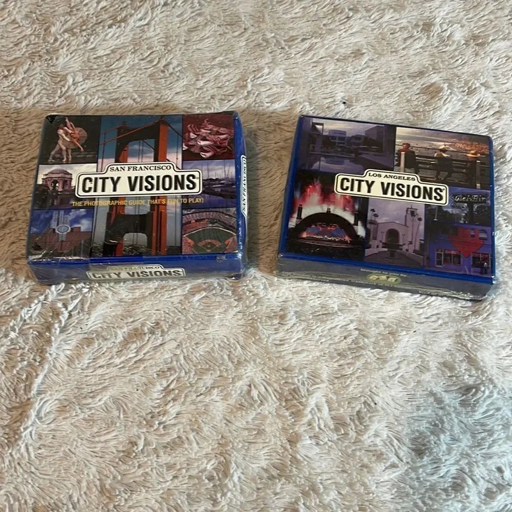 NEW vintage city visions cards LOS ANGELES and SAN FRANCISCO